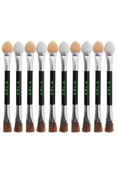 SELA Set of 12 Applicators and Eyeshadow Brush,