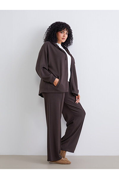 LC Waikiki Seray Yeni Sezon Büyük Beden Beli Lastikli Kadın Eşofman Altı