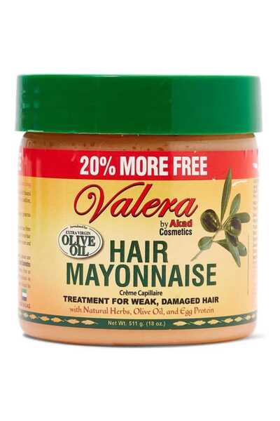 Valera علاج مايونيز للشعر بزيت الزيتون وبروتين البيض، علاج مرطب للشعر، 521 مل
