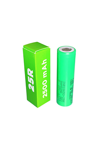 Samsung 25R 18650 Li-ion Pil 3.7V 2500mAh