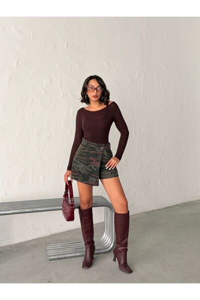 Blue Wings KAMUFLAJ ŞORT ETEK