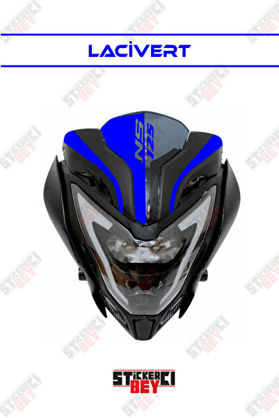 STİCKERCI BEY ملصق زجاج أمامي لدراجة بولسار إن إس 125 (قطع بالليزر)