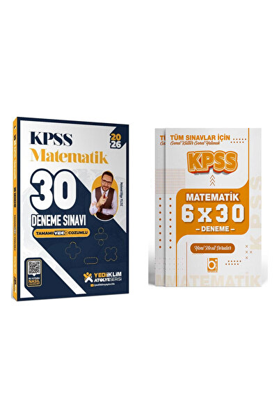 Yediiklim Yayınları Yediiklim 2026 KPSS Atölye Serisi Matematik Tamamı Çözüml...