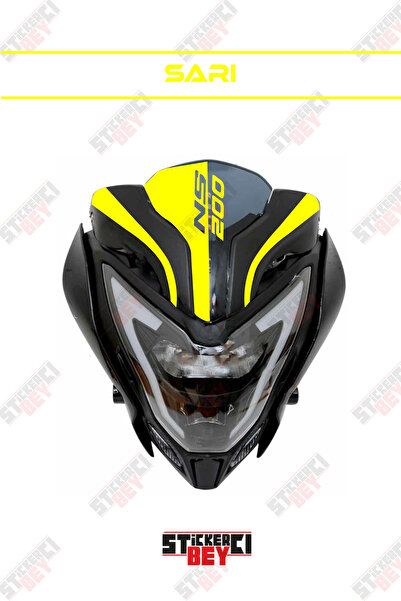 STİCKERCI BEY Pulsar Ns 200 Front Windshield Ns 200 Head Sticker Decal (Foil ...
