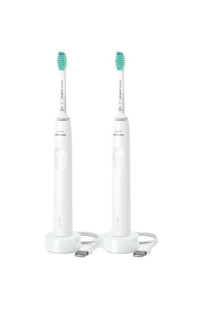 Philips Set 2 Periute de Dinti Electrice Sonicare HX3675/13, 31000 miscari/mi...