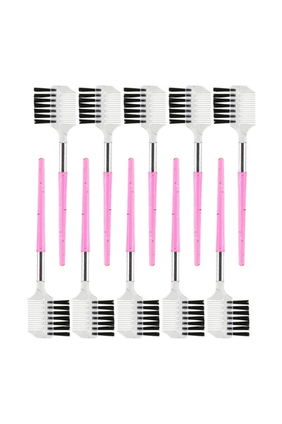 SELA Set of 10 Brushes and Comb for Eyebrows