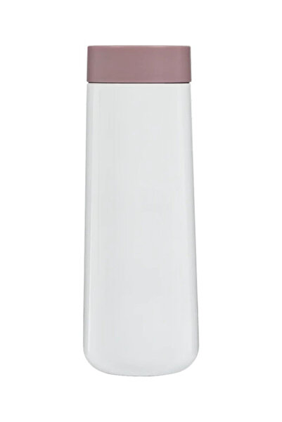 Lund London Travel Mug 350ml (12oz) – White & Pink