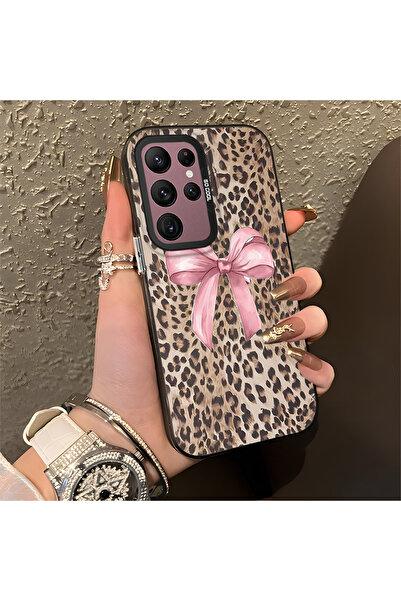 Hontinga حافظة متوافقة مع هاتف سامسونج جالاكسي S22 الترا بنمط باردوس، حافظة ه...