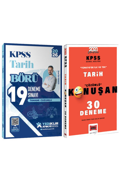 Yediiklim Yayınları Ahmet Uğur Karakuza|2026 KPSS Börü Tarih Tamamı Çözümlü 1...