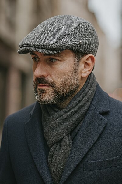 Melik şapka Kışlık yünlü London spor kasket erkek şapka