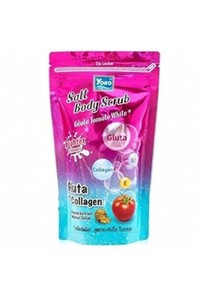 Yuko - مقشر للجسم مع ملح الجلوتاثيون ومستخلص الطماطم، 350 غرام
