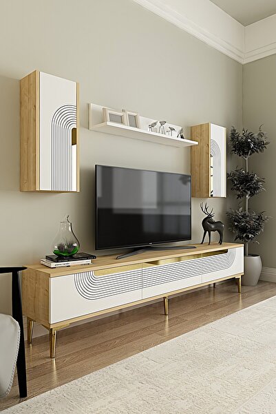 CENEYRA TVR1803DBG - MEYRA TVR180 ÜNİTESİ TAKIM SAFİRMEŞE-BEYAZ-GOLD 180CM