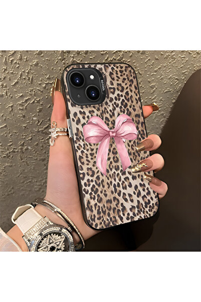 Hontinga حافظة متوافقة مع هاتف iPhone 14 Plus/15 Plus بنمط pardus حافظة هاتف ...