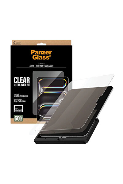 Panzer Glass PanzerGlass Screen Protector Fastfit Tool iPad Pro 11" 2024/2025 Ultra Wide Fit - Clear