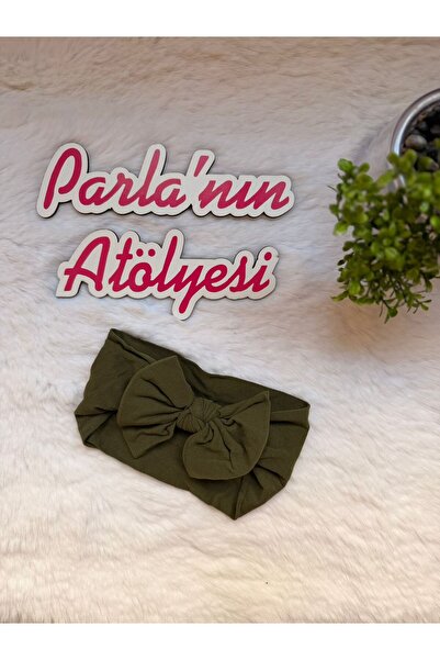 SOFT Гнучка тканинна пов'язка на голову з вузлом для дівчинки та немовляти, б...