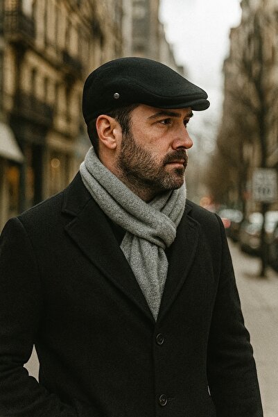 Melik şapka Kışlık yünlü London spor kasket erkek şapka