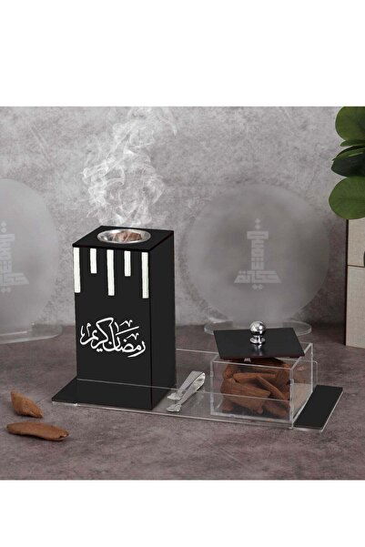 Story of candle مبخرة مع صندوق تخزين وصينية