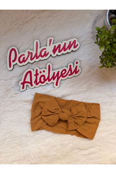 SOFT Гнучка тканинна пов'язка на голову з вузлом для дівчинки та немовляти, б...