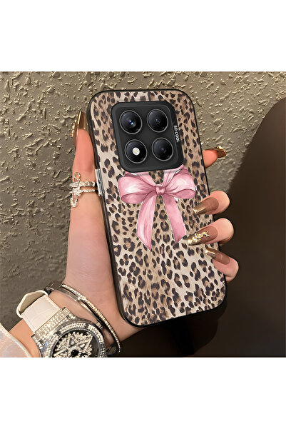 Hontinga حافظة متوافقة مع هاتف Xiaomi Redmi Note 14 Pro 5G بنمط pardus حافظة ...