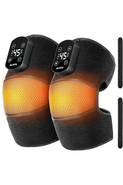G4U جهاز تدليك الركبة اللاسلكي لتخفيف الألم، جهاز تدفئة الركبة الكهربائي مع 5...