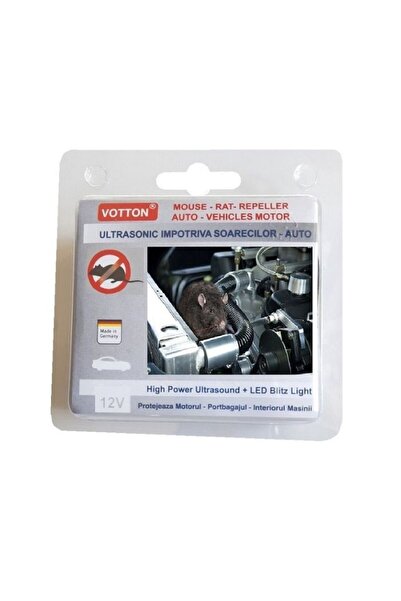 VOTTON Aparat Anti Rozatoare pentru Auto, Camioane, Ultrasunete, LED, Functionare permanenta