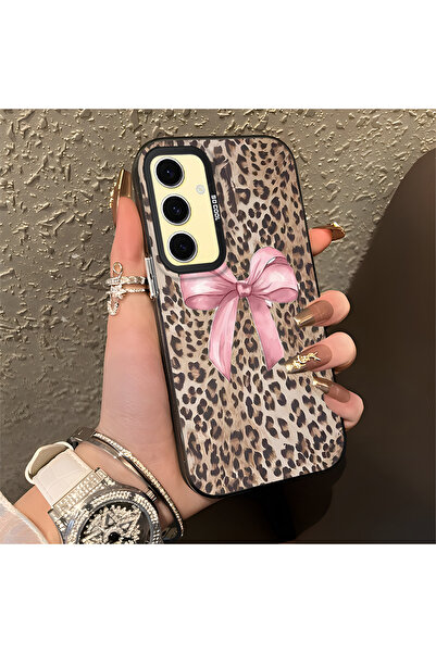 Hontinga حافظة متوافقة مع هاتف سامسونج جالاكسي S24 Fe بنمط باردوس، حافظة هاتف...