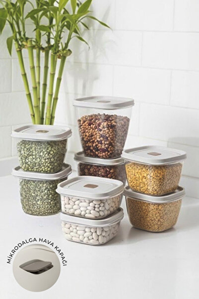 Kitchen Life 8-Piece Food Storage Container 2X(1000-1500-2000-2500) ml - Soft Lid Leak-Proof Storage Box