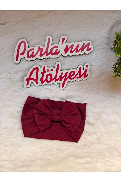 SOFT Гнучка тканинна пов'язка на голову з вузлом для дівчинки та немовляти, б...