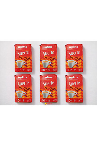 LavAzza Set 6 x Suerte – Ground Coffee, intensity 10/10, 250 g