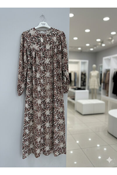 fariza tekstil Viscose Fabric Hijab Dress with Drawstring