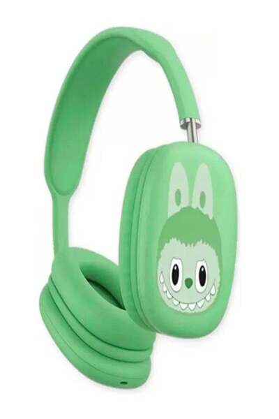 Generic LAPOBO Bluetooth Rd10 Wireless Sports Headphones for Kids Green