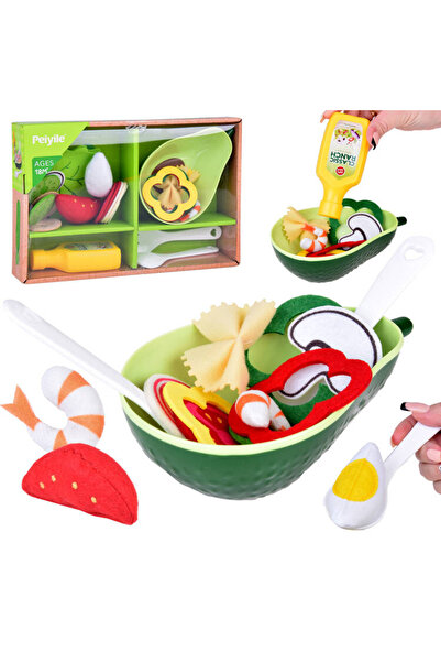 Jokomisiada Jokomisiada children's cooking set, avocado bowl 16 x 10 x 6 cm, ...