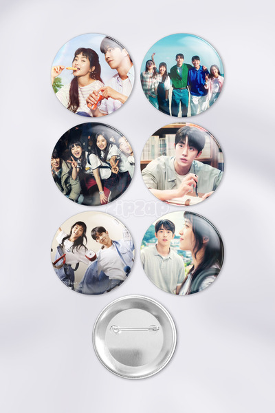 ZipZap مجموعة شارات زينة للحقائب مستوحاة من المسلسل الكوري 'Twenty-Five Twent...