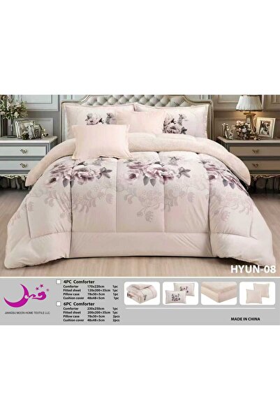 Moon Winter velvet bedspread for two people