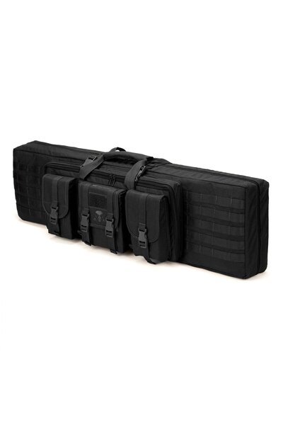 Mastactical Mas Tactical® Çift Tüfek Taşıma Çantası Siyah MILTEC Model