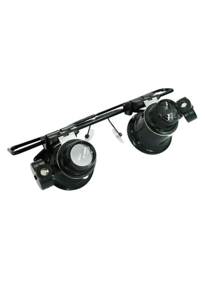 byhodi Glasses Model Dual LED Lighting, Great Magnifying Glass for Watch Repair