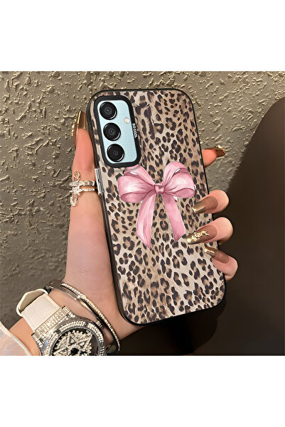 Hontinga حافظة متوافقة مع هاتف سامسونج جالاكسي M15 بنمط باردوس، حافظة هاتف صل...