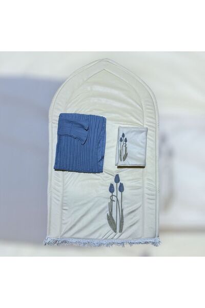 prayer mat1 طقم سجادة صلاه معا الشرشف