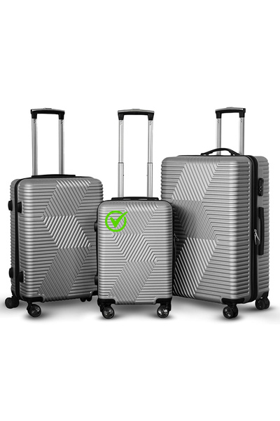 ZAAPPY حقيبة سفر صلبة وخفيفة الوزن مصنوعة من مادة ABS مقاس 20 بوصة (7-10 كجم)، مزودة بقفل برقم سري