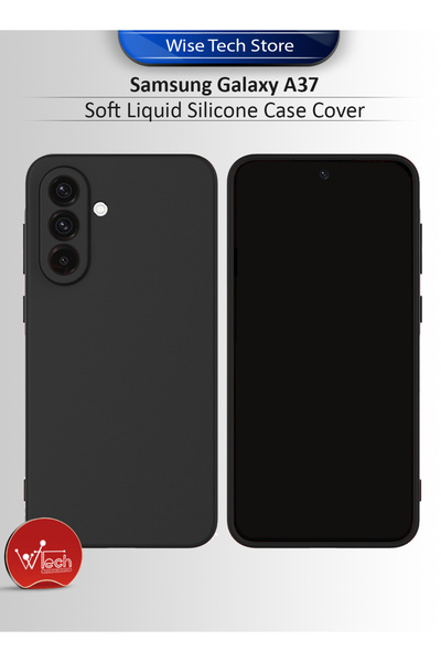 Wtech غطاء حماية من السيليكون السائل الناعم لهاتف سامسونج جالاكسي A37 5G 2025
