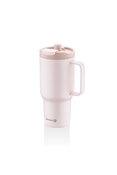 KORKMAZ Freedom 1 Litre Siyah Pipetli Bardak Termos