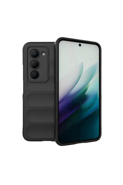 NewFace غطاء حماية سيليكون أوبتيمم لهاتف شاومي ريدمي 15 الجيل الرابع - أسود