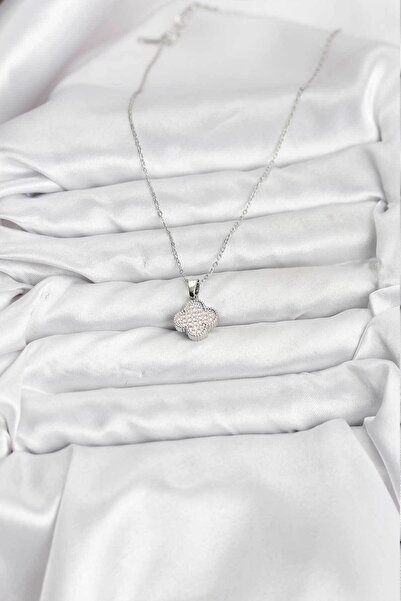 BSRE قلادة نسائية فضية اللون (فولاذ 316L)