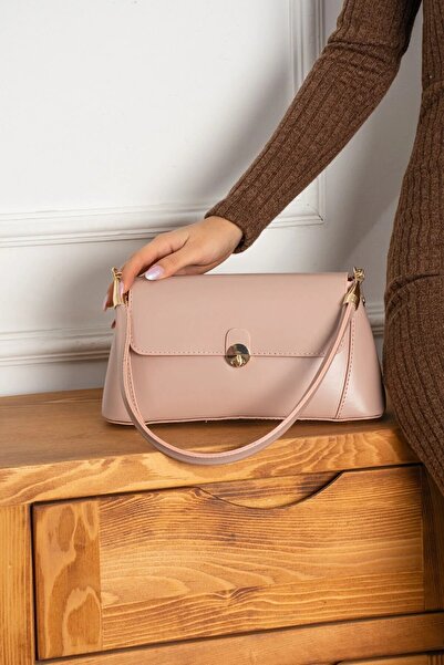 Beshora حقيبة يد وكتف نسائية من لولو باودر مات