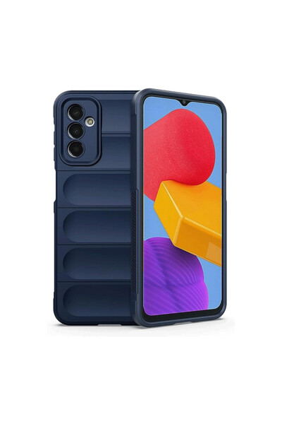 NewFace حافظة سامسونج A36 من السيليكون المثالي - أزرق داكن