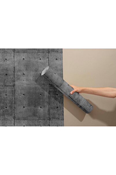 Grown Beton Panel Duvar Kağıdı • Desenli Izgara, Endüstriyel Duvar Resmi Kend...