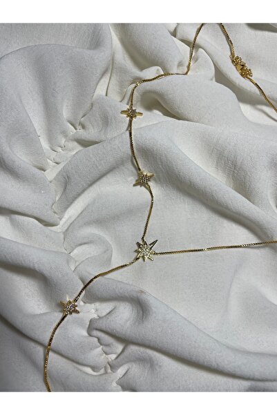 XUPİNGG çelik zirkon taş detaylı xuping y kolye