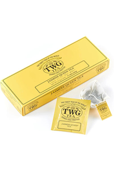 TWG Tea Ceai premium 15 pliculețe, TWG Tea, Jasmine Queen, 37,5 g