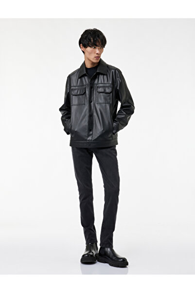 Koton Normal Bel Cotton 5-Pocket Slim Fit Jean Trousers - Brad Jean