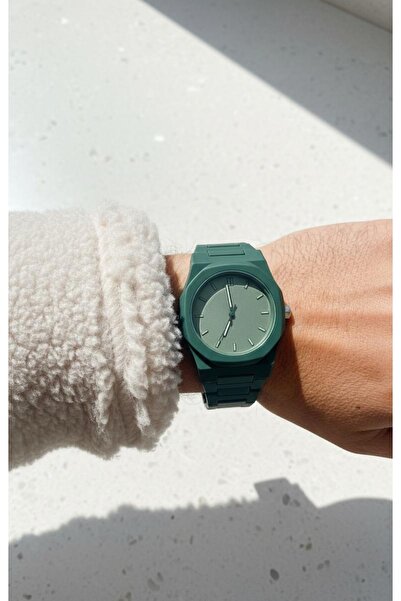 Yegane Unisex Silicone Carbon Cord Wristwatch Eşref Model